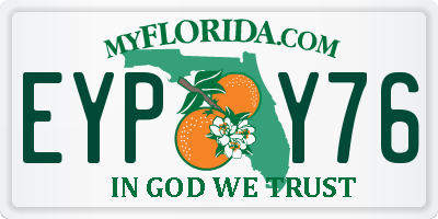 FL license plate EYPY76