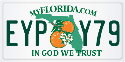 FL license plate EYPY79