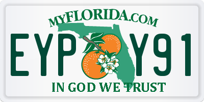 FL license plate EYPY91