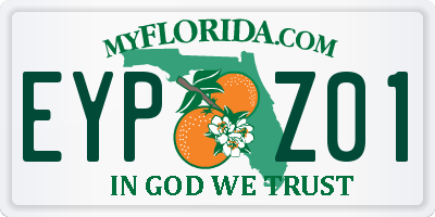 FL license plate EYPZ01