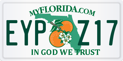 FL license plate EYPZ17