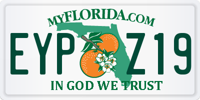 FL license plate EYPZ19