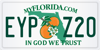 FL license plate EYPZ20