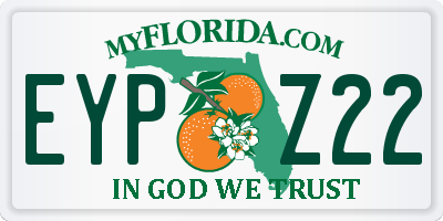 FL license plate EYPZ22