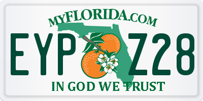 FL license plate EYPZ28