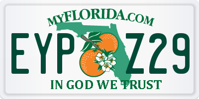 FL license plate EYPZ29