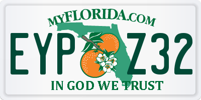 FL license plate EYPZ32