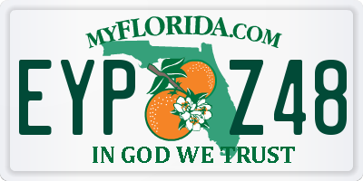 FL license plate EYPZ48