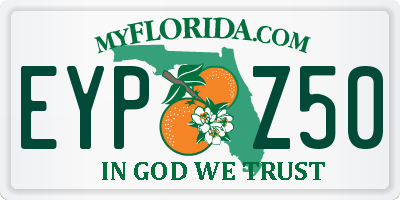 FL license plate EYPZ50