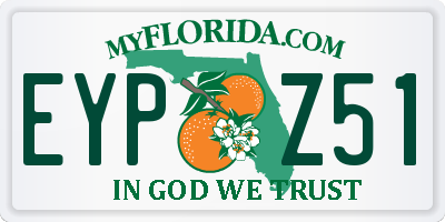 FL license plate EYPZ51