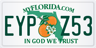 FL license plate EYPZ53