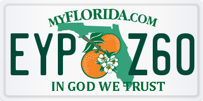 FL license plate EYPZ60