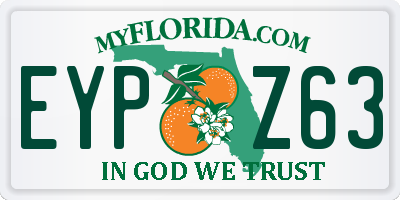 FL license plate EYPZ63