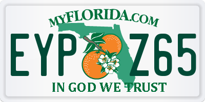 FL license plate EYPZ65