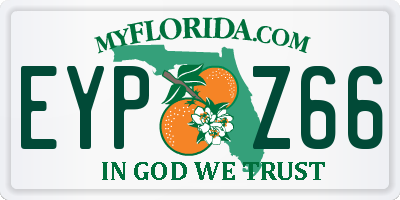 FL license plate EYPZ66