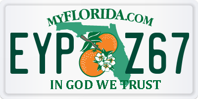 FL license plate EYPZ67