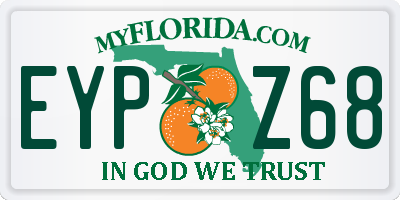 FL license plate EYPZ68