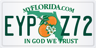 FL license plate EYPZ72