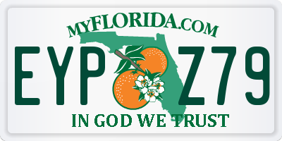 FL license plate EYPZ79