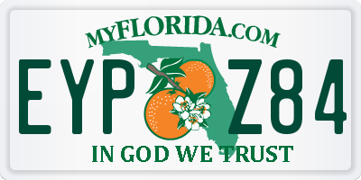FL license plate EYPZ84