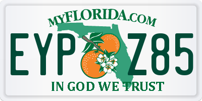 FL license plate EYPZ85