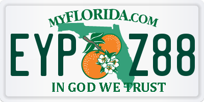 FL license plate EYPZ88