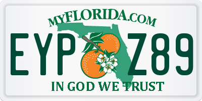 FL license plate EYPZ89