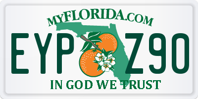 FL license plate EYPZ90