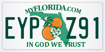FL license plate EYPZ91