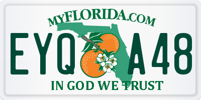 FL license plate EYQA48