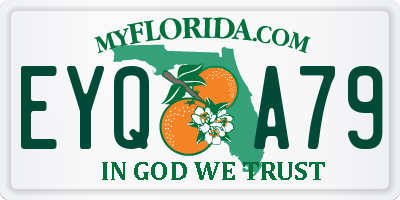 FL license plate EYQA79
