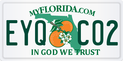 FL license plate EYQC02