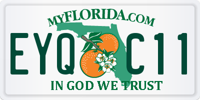 FL license plate EYQC11