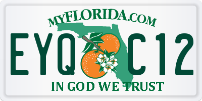 FL license plate EYQC12