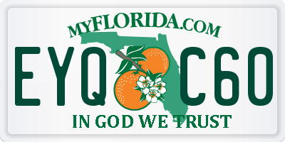 FL license plate EYQC60