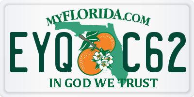 FL license plate EYQC62