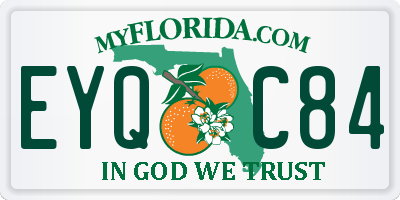 FL license plate EYQC84