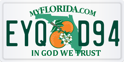 FL license plate EYQD94