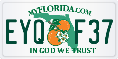 FL license plate EYQF37