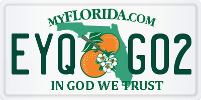 FL license plate EYQG02