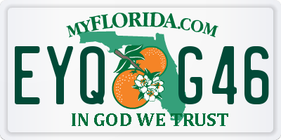 FL license plate EYQG46