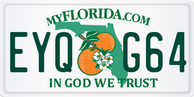 FL license plate EYQG64
