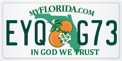 FL license plate EYQG73