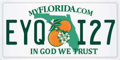 FL license plate EYQI27