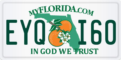 FL license plate EYQI60