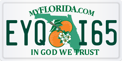 FL license plate EYQI65