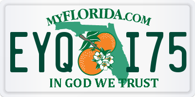 FL license plate EYQI75