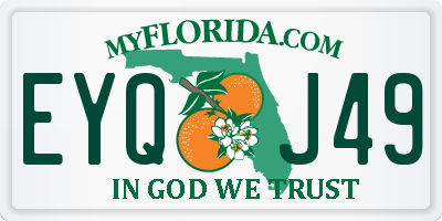 FL license plate EYQJ49