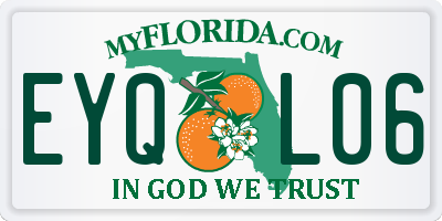 FL license plate EYQL06