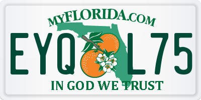 FL license plate EYQL75